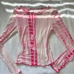 Princess Polly - Pink Long Sleeve Top (US4)